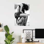 impression, impression de couple, art mural, noir  (Bureau à domicile)