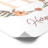 Impression initiale florale personnalisée | Monogr (Coin)