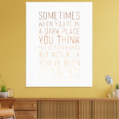 Impression inspirante sur toile (Insitu(Salon))