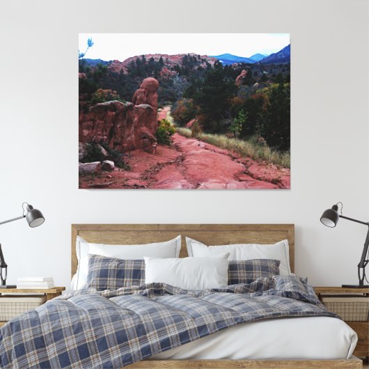 Impression Inspirer Mountain Trail Canvas (Insitu(Chambre))