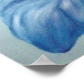 Impression Iris bleu (Coin)