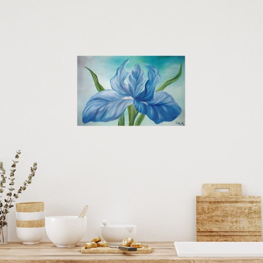 Impression Iris bleu (Cuisine)