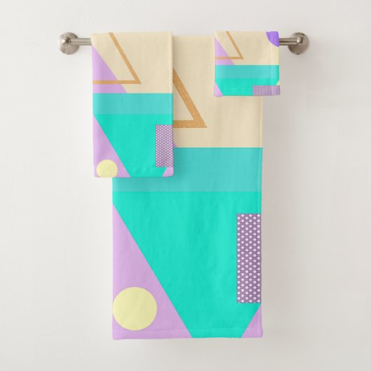 Impression jaune géométrique (En situation)