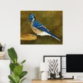 Impression Jay bleu (Bureau à domicile)