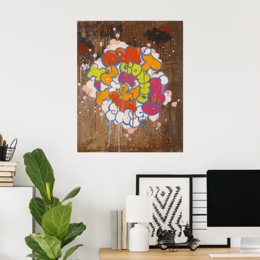 Impression "Je ne peux pas imaginer" (Bureau à domicile)