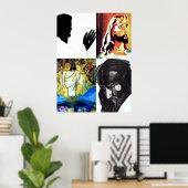 Impression JESUS COLLAGE (Bureau à domicile)