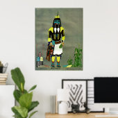Impression kachina "Long-Hair" (Bureau à domicile)