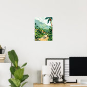 Impression Kongo Illustration Kongo Affiche Kinsha (Bureau à domicile)
