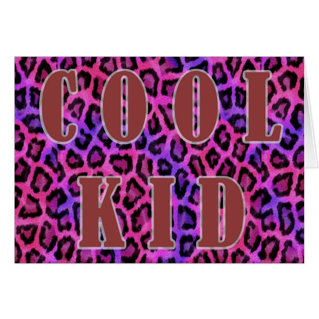 Impression léopard rose (Devant horizontal)