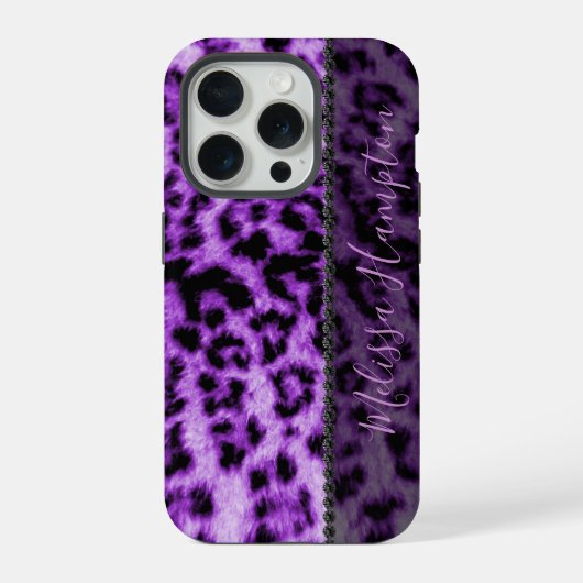 Impression Léopard Violet & Diamants Noirs – Ajout (Verso)