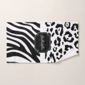 Impression Lepard / Impression Zebra (Serviette à main)