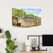 Impression 'Les Shipwrights' (Bureau à domicile)