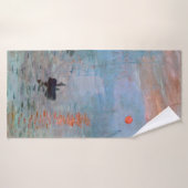Impression, lever de soleil, Claude Monet, 1872 (Serviette de bain)