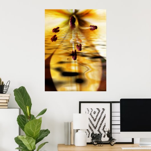 Impression Lillium d'eau (Bureau à domicile)