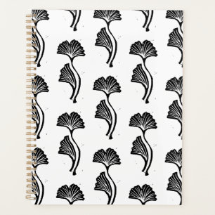 Impression Lino Feuille Gingko