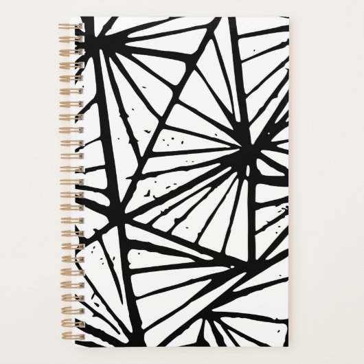 Impression Lino Triangles Abstrait (Devant)