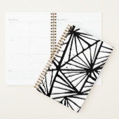 Impression Lino Triangles Abstrait (Devant avec enveloppe)