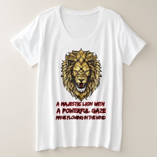 Impression Lion majestueuse (Design devant)
