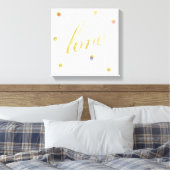 Impression Love Gold Canvas (Insitu(Chambre))