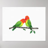Impression Lovebirds 11 po x 14 po (Devant)