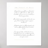 Impression Magnificat - Blanc, Latin (Devant)