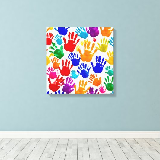 Impression manuelle colorée (Insitu (Plancher de Bois))