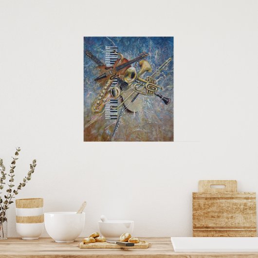 Impression mélodique Abstraite (Cuisine)