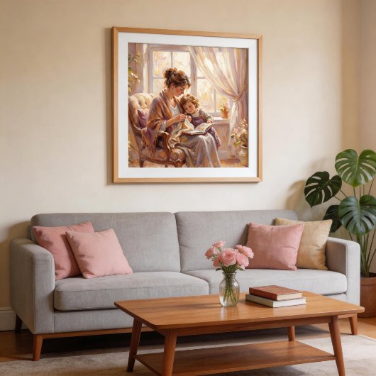 Impression mère et enfant