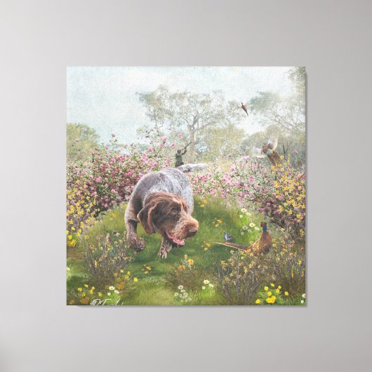 Impression métallique Deutsch Drahthaar (Recto)