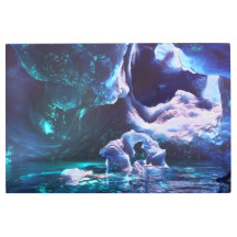 Impression métallique sous-glaciaire