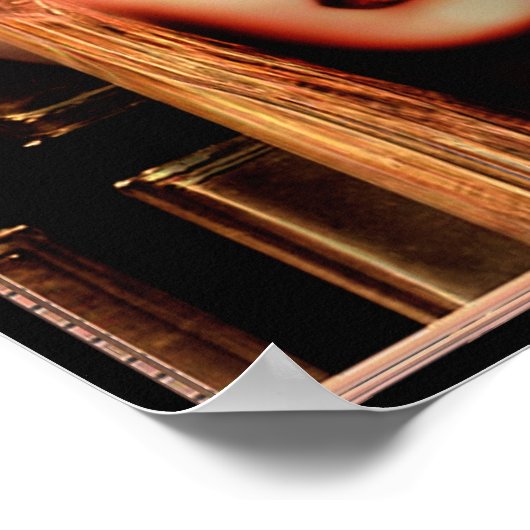 Impression miel brillant (Coin)