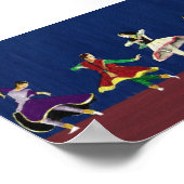 Impression miniature de danseuses Kathak (Coin)