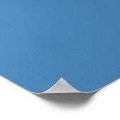Impression minimaliste bleu acier sans perfusionni (Coin)