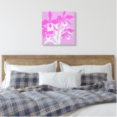 Impression moderne de fleurs orchidée violette aqu (Insitu(Chambre))