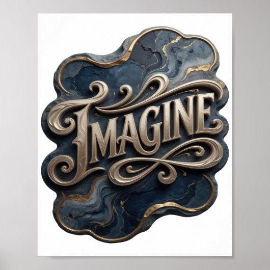 Impression Moderne Or IMAGINE (Devant)