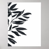 Impression monochromatique noir et blanc japandi (Devant)