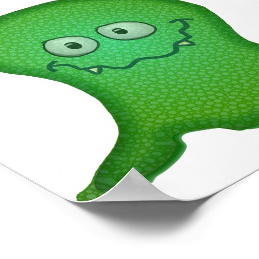 Impression Monster vert (Coin)