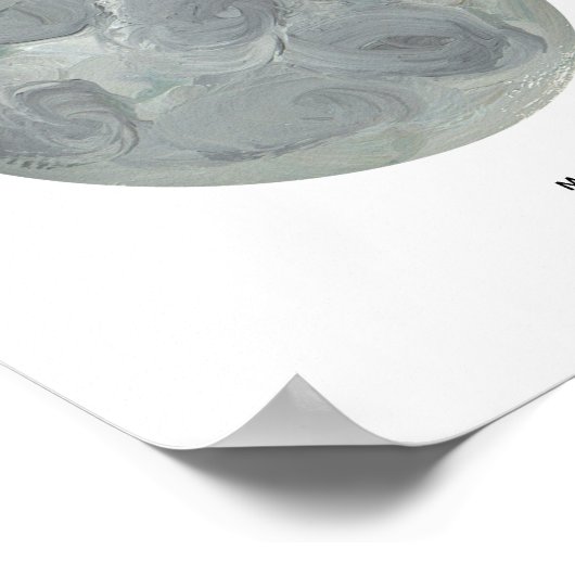 Impression Moon Peint (Coin)