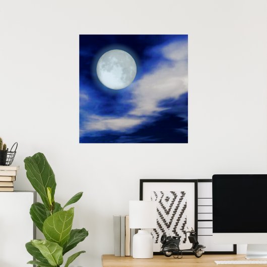 Impression Moonscape (Bureau à domicile)