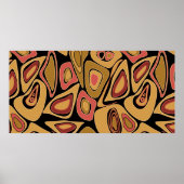 Impression motif Abstraite simple et transparente (Devant)