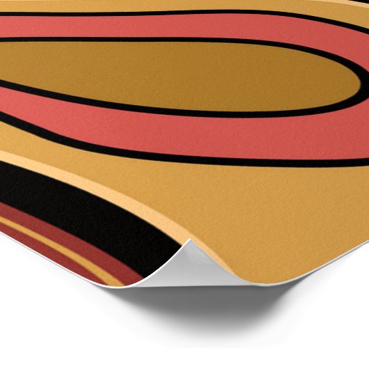 Impression motif Abstraite simple et transparente (Coin)