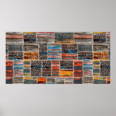 Impression motif de la surface composée de collage (Devant)