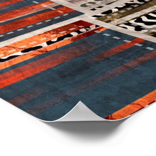 Impression motif de la surface composée de collage (Coin)