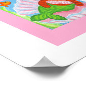 Impression murale de chats Mermaid (Coin)