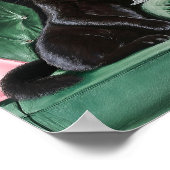 Impression murale de chats noirs sophistiquée (Coin)