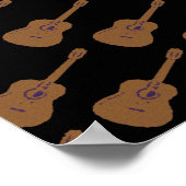 impression murale de guitares acoustiques (Coin)