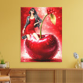 Impression murale de mode Cerise (Insitu(Salon))
