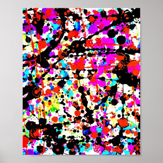 Impression murale de peinture abstraite originale. (Devant)