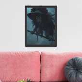 Impression murale de sorcière à l'oeil rouge (Insitu(Salon))