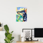 Impression murale Doberman Pinscher (Bureau à domicile)